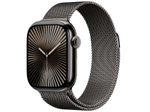 Apple Watch Series 10 Titan Schiefer (GPS + Cellular) 42mm (Milanaise Armband schiefer)