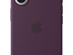 Apple Silikon Case iPhone 16 mit MagSafe (pflaume)