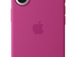 Apple Silikon Case iPhone 16 mit MagSafe (fuchsia)