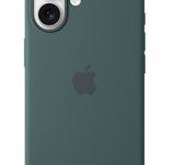 Apple Silikon Case iPhone 16 mit MagSafe (seegrün)