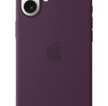 Apple Silikon Case iPhone 16 Plus mit MagSafe (pflaume)