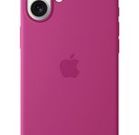 Apple Silikon Case iPhone 16 Plus mit MagSafe (fuchsia)