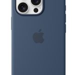 Apple Silikon Case iPhone 16 Pro mit MagSafe (denim)