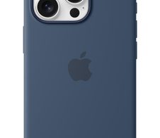 Apple Silikon Case iPhone 16 Pro mit MagSafe (denim)