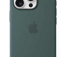 Apple Silikon Case iPhone 16 Pro mit MagSafe (seegrün)