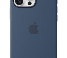 Apple Silikon Case iPhone 16 Pro Max mit MagSafe (denim)