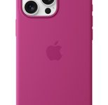 Apple Silikon Case iPhone 16 Pro Max mit MagSafe (fuchsia)