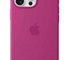 Apple Silikon Case iPhone 16 Pro Max mit MagSafe (fuchsia)