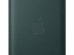 Apple iPhone Feingewebe Wallet mit MagSafe (dunkelgrün)