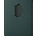 Apple iPhone Feingewebe Wallet mit MagSafe (dunkelgrün)