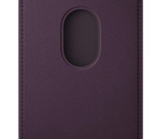 Apple iPhone Feingewebe Wallet mit MagSafe (brombeere)