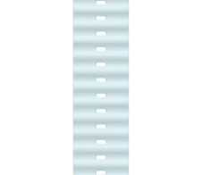 Apple Ocean Armband Verlängerung für Watch Ultra 49mm Natur (kristallblau)