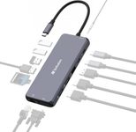 Verbatim Hub - 2x HDMI, 1x VGA, 7x USB, 1x Gigabit Ethernet