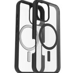OtterBox React MagSafe Apple iPhone 16 Black Crystal - clear/black