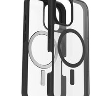OtterBox React MagSafe Apple iPhone 16 Black Crystal - clear/black