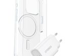 OtterBox KIT Apple iPhone 16 Pro (Symmetry Clear MagSafe / Premium Glass / EU USB-C Wall Charger 30W - white)