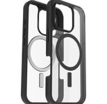 OtterBox React MagSafe Apple iPhone 16 Pro Black Crystal - clear/black