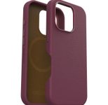 OtterBox Symmetry Cactus Leather Apple iPhone 16 Pro Maroon Bells - red