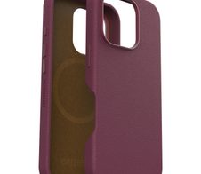OtterBox Symmetry Cactus Leather Apple iPhone 16 Pro Maroon Bells - red