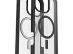 OtterBox React MagSafe Apple iPhone 16 Pro Max Black Crystal - clear/black