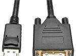 Eaton Tripp Lite Series DisplayPort 1.2 zu DVI Active Adapterkabel (DP mit Verriegelungen auf DVI-D Dual Link Stecker/Stecker), 3 ft. (0.9 m)
