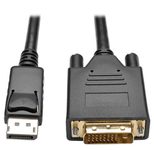 Eaton Tripp Lite Series DisplayPort 1.2 zu DVI Active Adapterkabel (DP mit Verriegelungen auf DVI-D Dual Link Stecker/Stecker), 3 ft. (0.9 m)
