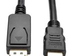 Eaton Tripp Lite Series DisplayPort 1.2 zu HDMI Active Adapterkabel (DP mit Verriegelungen auf HDMI Stecker/Stecker), 4K, 6 ft. (1.8 m)