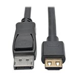 Eaton Tripp Lite Series DisplayPort 1.2 zu HDMI Active Adapterkabel (Stecker/Stecker), 4K 60 Hz, Gripping HDMI Plug, HDCP 2.2, 10 ft. (3.1 m)