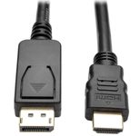 Eaton Tripp Lite Series DisplayPort 1.2 zu HDMI Adapterkabel (DP mit Verriegelungen auf HDMI Stecker/Stecker), 4K, 6 ft. (1.8 m)