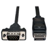 Eaton Tripp Lite Series DisplayPort 1.2 zu VGA Active Adapterkabel (DP mit Verriegelungen auf HD15 Stecker/Stecker), 3 ft. (0.9 m)