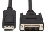 Eaton Tripp Lite Series DisplayPort zu DVI Adapterkabel (DP mit Verriegelungen auf DVI-D Single Link Stecker/Stecker), 10 ft. (3.1 m)