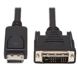 Eaton Tripp Lite Series DisplayPort zu DVI Adapterkabel (DP mit Verriegelungen auf DVI-D Single Link Stecker/Stecker), 10 ft. (3.1 m)