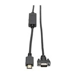 Eaton Tripp Lite Series HDMI zu VGA Active Adapterkabel (HDMI auf Niedrigprofil HD15 Stecker/Stecker), 3 ft. (0.9 m)