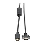 Eaton Tripp Lite Series HDMI zu VGA Active Adapterkabel (HDMI auf Niedrigprofil HD15 Stecker/Stecker), 6 ft. (1.8 m)