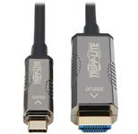 Eaton Tripp Lite Series High-Speed USB-C zu HDMI Active Optical Kabel (AOC) - UHD 4K 60 Hz, HDR, CL3 Rated, Schwarz, 30 m (98 ft.)