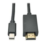Eaton Tripp Lite Series Mini DisplayPort zu HDMI Active Adapterkabel (Stecker/Stecker), 1080p, 12 ft. (3.7 m)