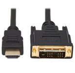 Eaton Tripp Lite Series Safe-IT HDMI zu DVI-D Single-Link Antibacterial Adapterkabel (Stecker/Stecker), 1080p 60 Hz, Schwarz, 6 ft. (1.8 m)