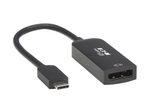 Eaton Tripp Lite Series USB-C zu DisplayPort Active Adapterkabel mit Equalizer (M/F), UHD 8K, HDR, DP 1.4, Schwarz, 6 in. (15.2 cm)