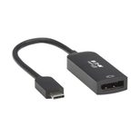 Eaton Tripp Lite Series USB-C zu DisplayPort Active Adapterkabel mit Equalizer (M/F), UHD 8K, HDR, DP 1.4, Schwarz, 6 in. (15.2 cm)
