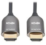 Eaton Tripp Lite Series 8K HDMI Plenum-Rated Fiber Active Optical Kabel (AOC) - 8K UHD @ 60 Hz, HDR, Stecker/Stecker, Schwarz, 10 m