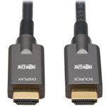 Eaton Tripp Lite Series High-Speed Armored HDMI Fiber Active Optical Kabel (AOC) - 4K @ 60 Hz, HDR, 4:4:4, Stecker/Stecker, Schwarz, 20 m 