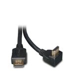 Eaton Tripp Lite Series High-Speed HDMI Kabel mit 1 Right-Angle Verbinder, Digital Video mit Audio (Stecker/Stecker), 6 ft. (1.83 m)