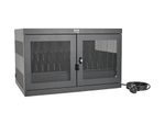 Eaton Tripp Lite Series Multi-Device Ladestation, 16 USB Ports, iPad and Android Tablets, Wall-Mount Option, BS1363 bis C13 Stecker