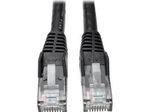 Eaton Tripp Lite Series Cat6 Gigabit Snagless Molded (UTP) Ethernet Kabel (RJ45 Stecker/Stecker), Schwarz, 25 ft. (7.62 m)