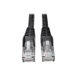 Eaton Tripp Lite Series Cat6 Gigabit Snagless Molded (UTP) Ethernet Kabel (RJ45 Stecker/Stecker), Schwarz, 7 ft. (2.13 m)