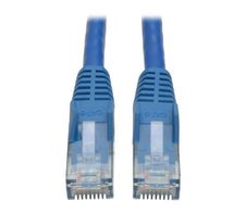 Eaton Tripp Lite Series Cat6 Gigabit Snagless Molded (UTP) Ethernet Kabel (RJ45 Stecker/Stecker), Blue, 15 ft. (4.57 m)