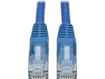 Eaton Tripp Lite Series Cat6 Gigabit Snagless Molded (UTP) Ethernet Kabel (RJ45 Stecker/Stecker), Blue, 3 ft. (0.91 m)
