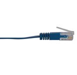 Eaton Tripp Lite Series Cat6 Gigabit Snagless Molded Flat (UTP) Ethernet Kabel (RJ45 Stecker/Stecker), Blue, 25 ft. (7.62 m)