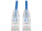 Eaton Tripp Lite Series Cat6 Gigabit Snagless Slim UTP Ethernet Kabel (RJ45 Stecker/Stecker), Blue, 5 ft. (1.52 m)
