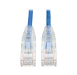 Eaton Tripp Lite Series Cat6 Gigabit Snagless Slim UTP Ethernet Kabel (RJ45 Stecker/Stecker), Blue, 5 ft. (1.52 m)